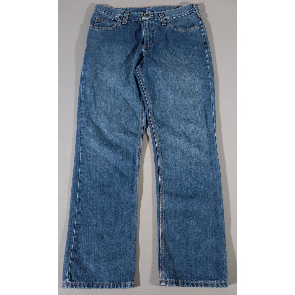 Carhartt Jeans Mens 32x30 Blue Traditional Fit Straight Leg Denim‎ Pants